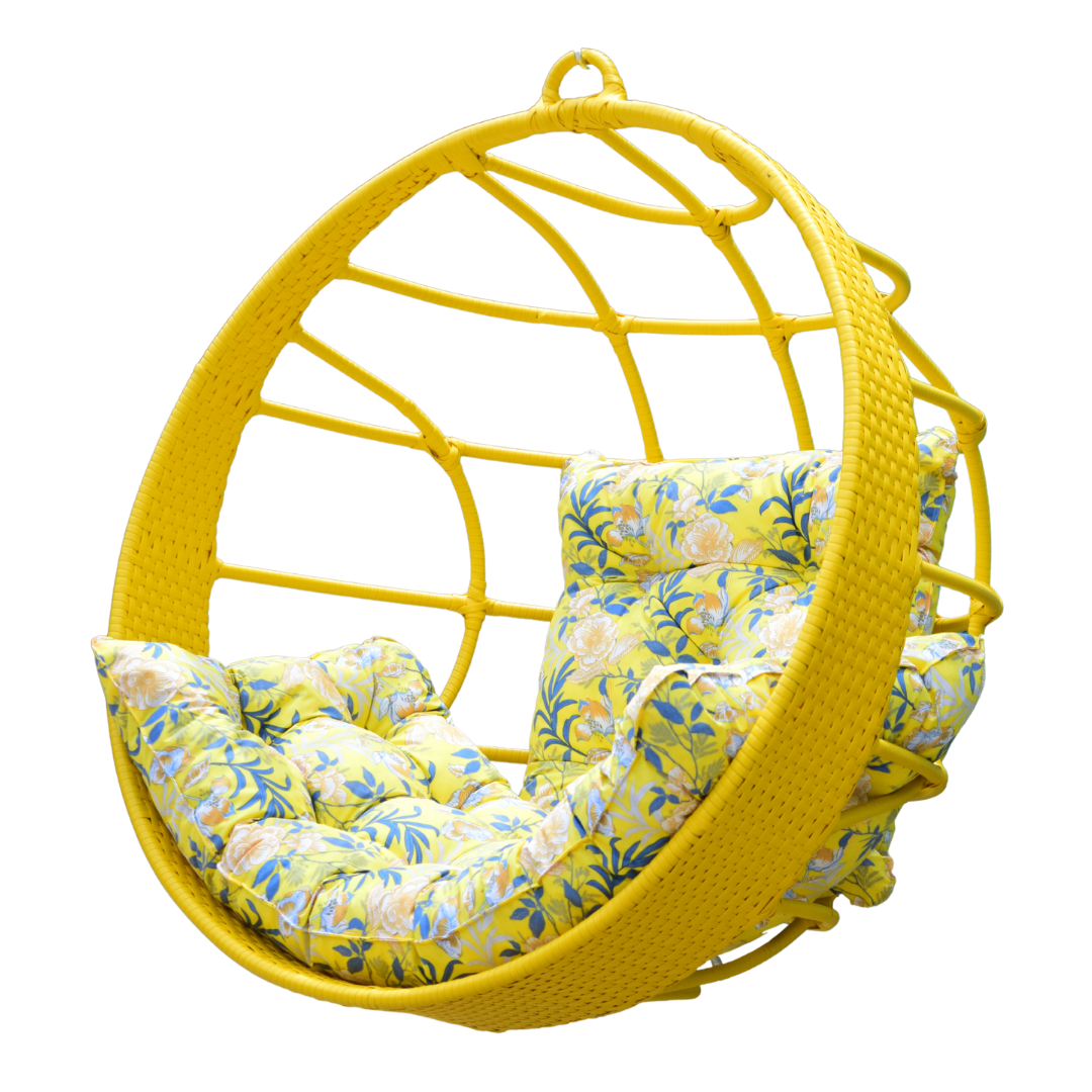 Balanço redondo em fibra com suporte desmontável - Imagem 7