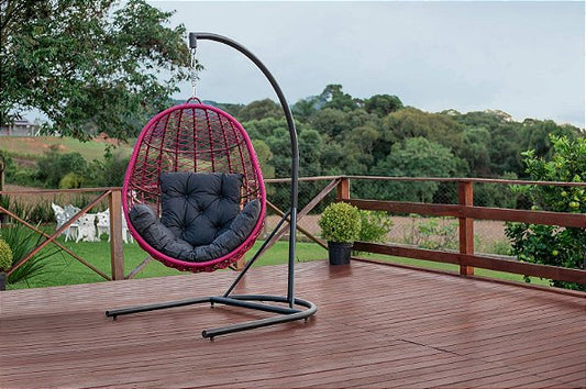 Balanço Macaípe com suporte - Corda náutica