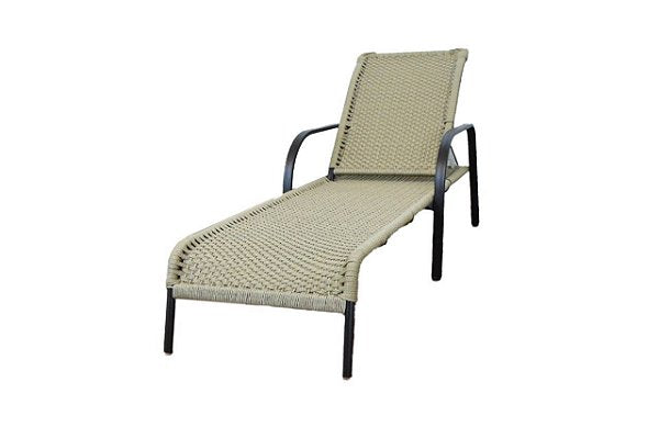 Espreguiçadeira de piscina em corda náutica