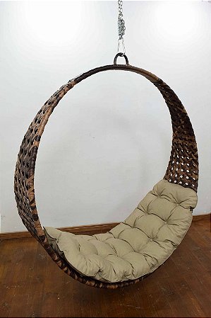 Balanço suspenso redondo 140 cm - Fibra sintética - Imagem 8