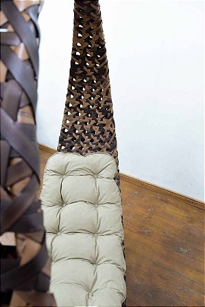 Balanço suspenso redondo 140 cm - Fibra sintética - Imagem 7