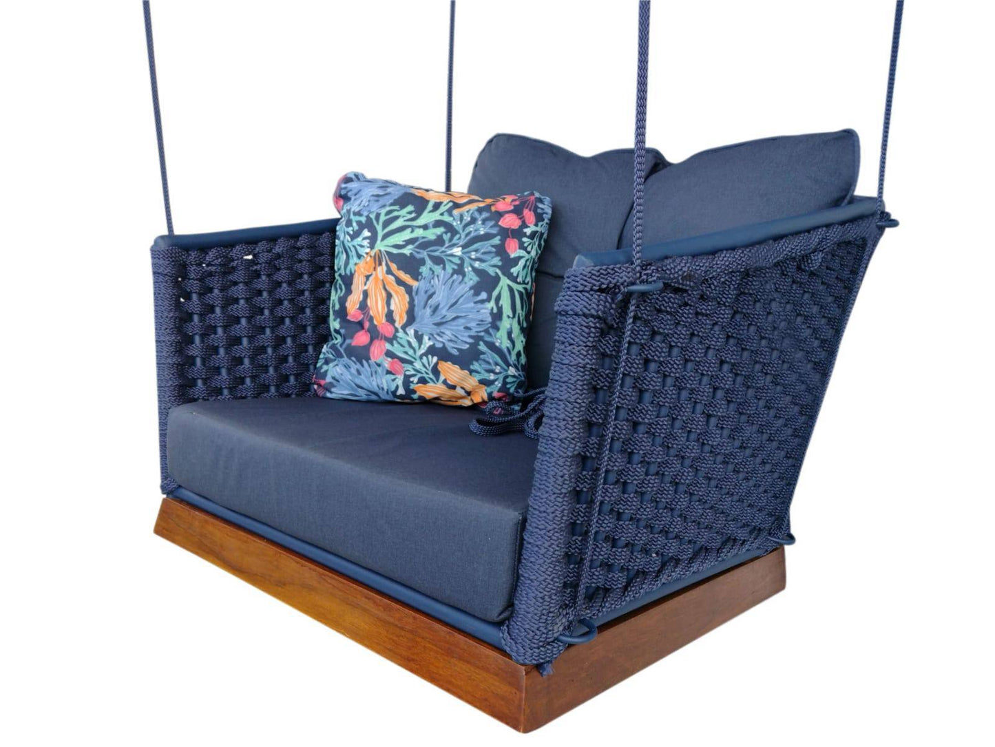 Balanço suspenso Poltrona - Corda náutica - Imagem 4