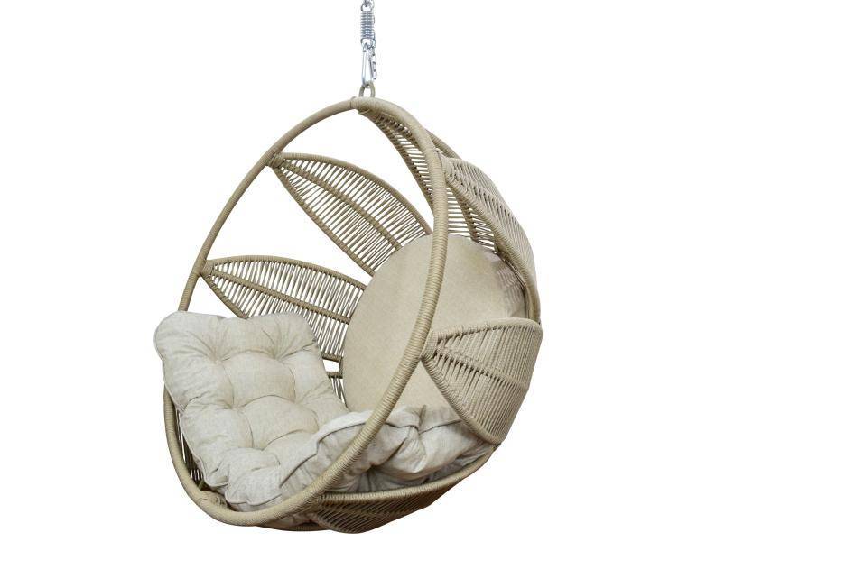 Balanço suspenso Girassol em corda náutica - Imagem 4