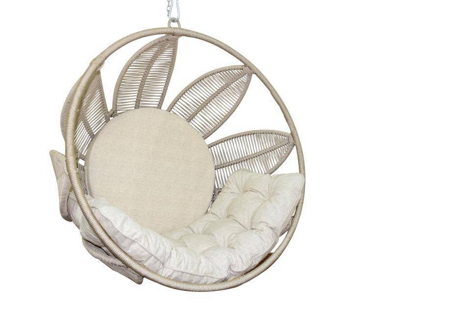 Balanço suspenso Girassol em corda náutica - Imagem 2