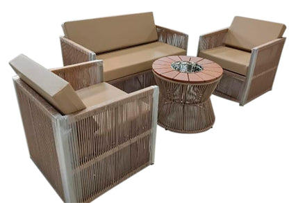 Conjunto de sofá Brasil - 5 Lugares - Corda náutica