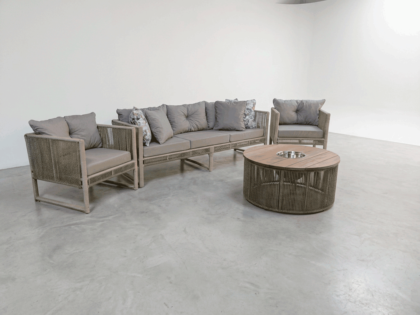 Conjunto Bahia 5L em corda náutica - Imagem 1