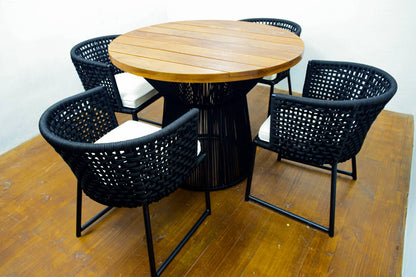 Conjunto de Mesa Itapema 4L - Corda Náutica - Imagem 2