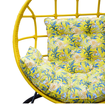 Balanço redondo em fibra com suporte desmontável - Imagem 6