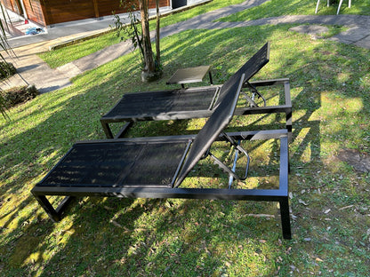 Conjunto de espreguiçadeira Noronha com mesa lateral - Imagem 9