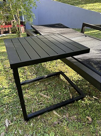 Espreguiçadeira de piscina em corda náutica 1/uni. + Mesa lateral - Imagem 4