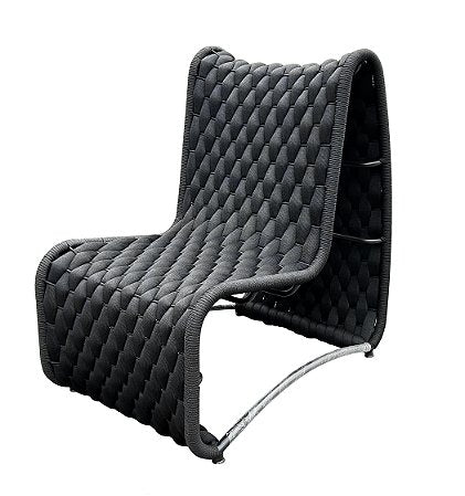 Poltrona Rennes em tricô náutico