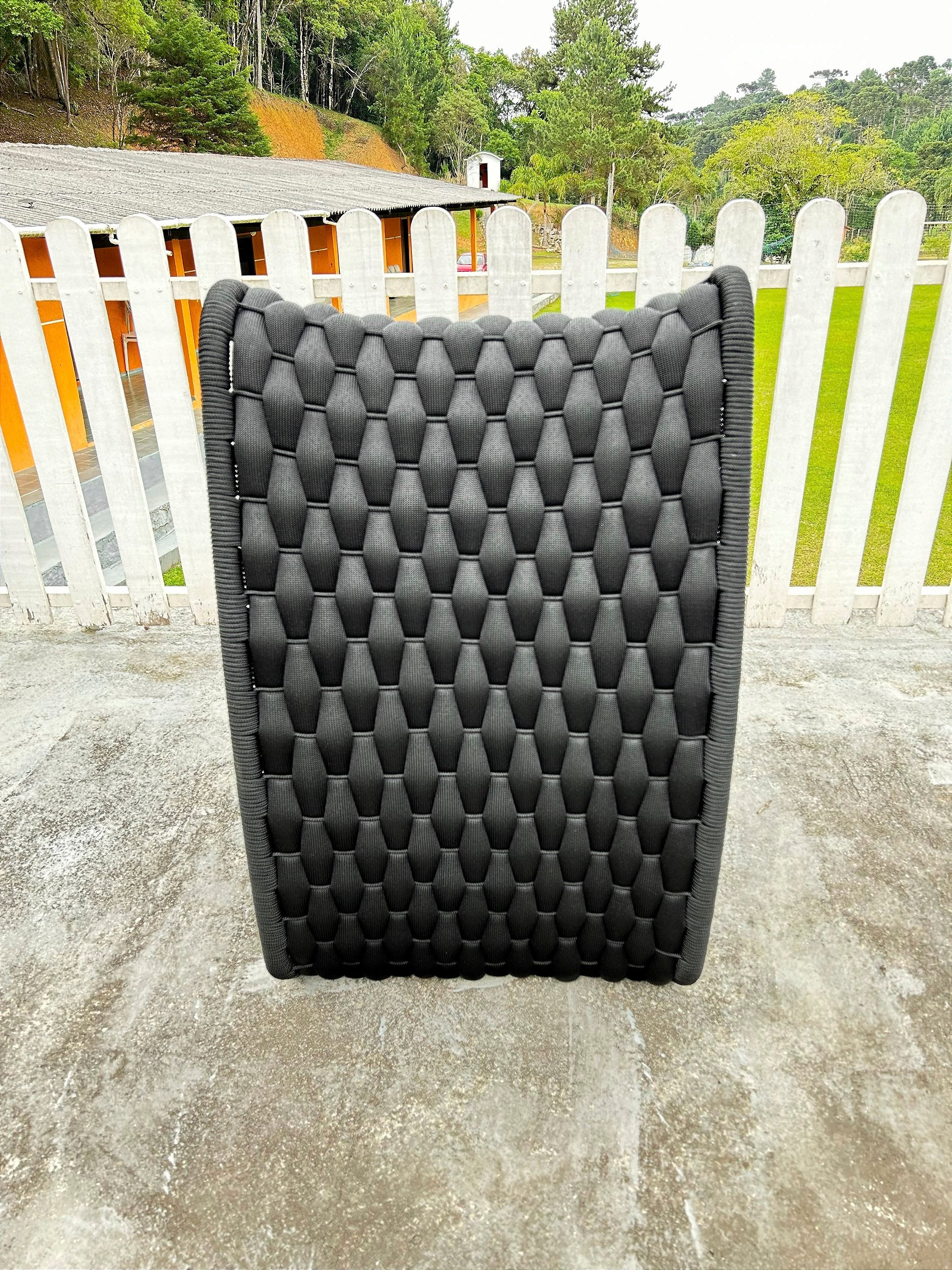 Poltrona Rennes em tricô náutico - Imagem 3