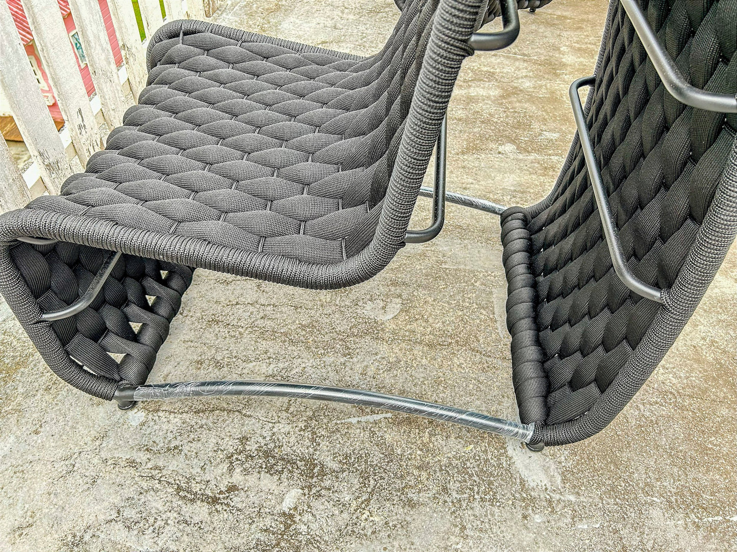 Poltrona Rennes em tricô náutico - Imagem 4