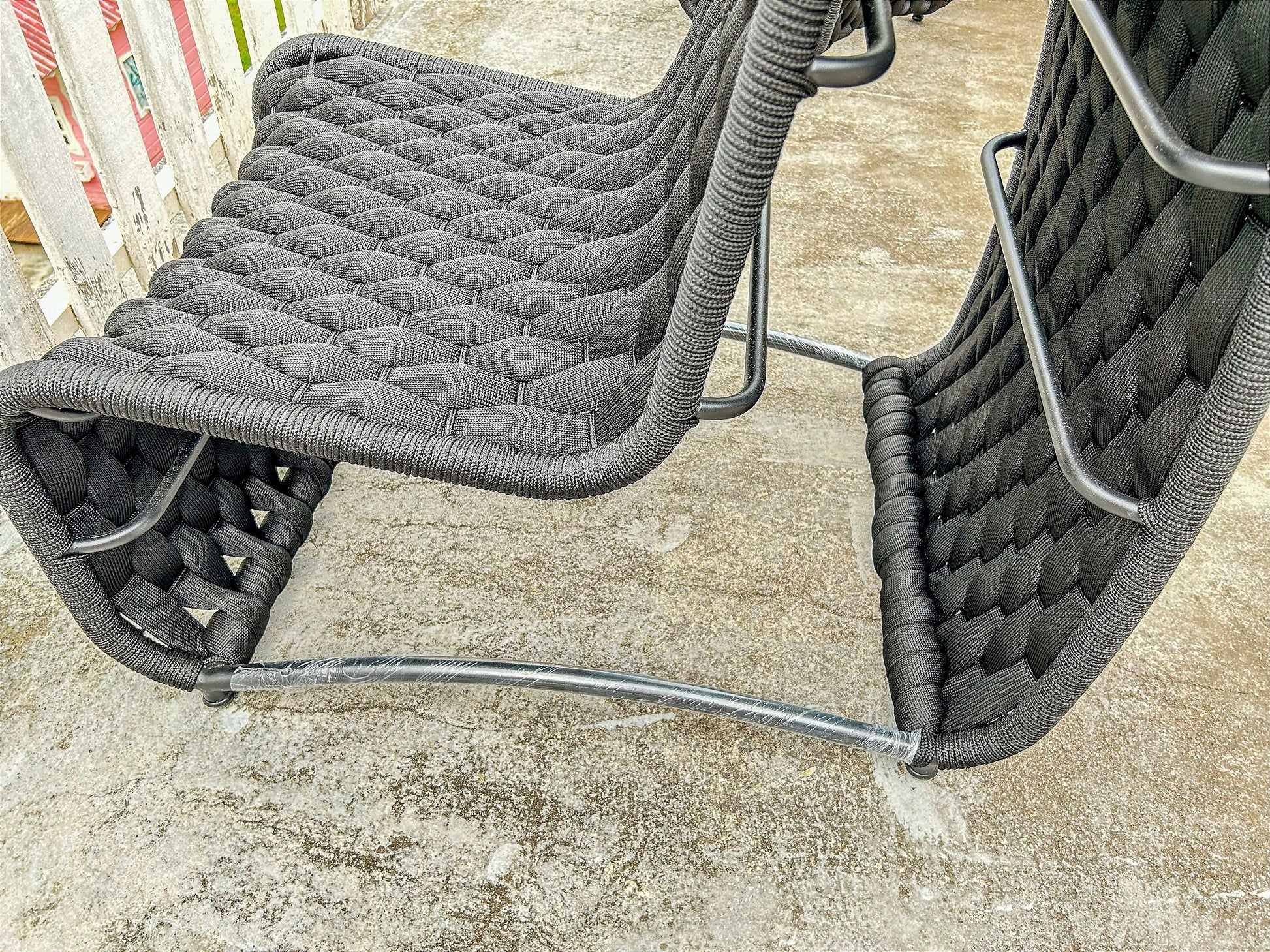 Poltrona Rennes em tricô náutico - Imagem 4