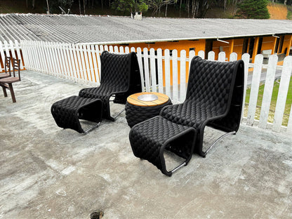 Kit de poltronas Rennes em tricô náutico - Imagem 3